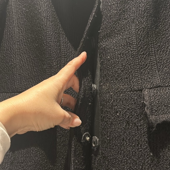 Ladies Banana Republic Wool Pea Coat - Picture 3 of 6